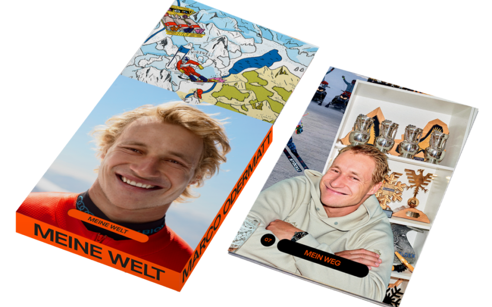 Marco Odermatts Biografie "Meine Welt", das etwas andere Buch. – Fotos: Studio Voile