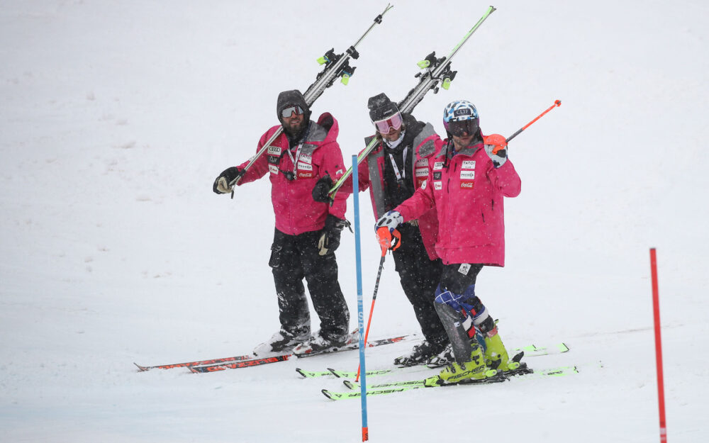 AJ Ginnis steigt mit komplett neuem Team in den WM-Winter Sandy Vietze und Gaby Coulet sind nicht mehr an der Seite von AJ Ginnis (rechts) unterwegs. – Foto: GEPA pictures