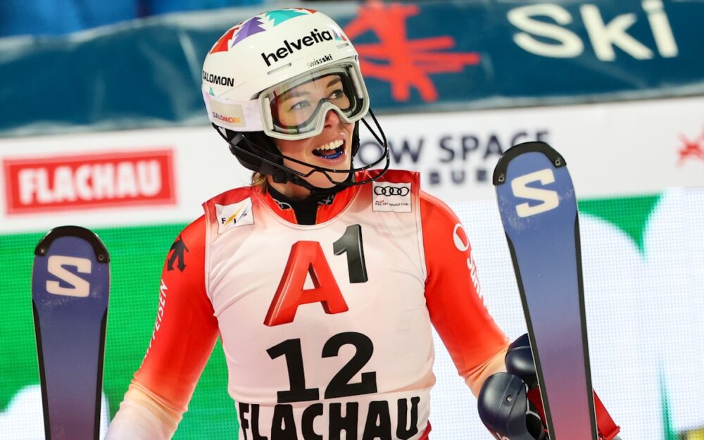 Michelle Gisin. – Foto: GEPA picturtes
