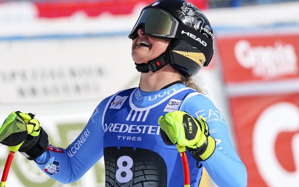 Die Freude der Laura Pirovano. – Foto: GEPA pictures