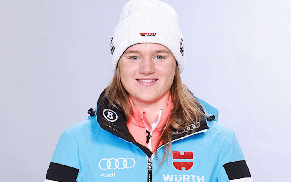 EC: Emma Aicher doppelt am Pass Thurn nach Emma Aicher. – Foto: DSV