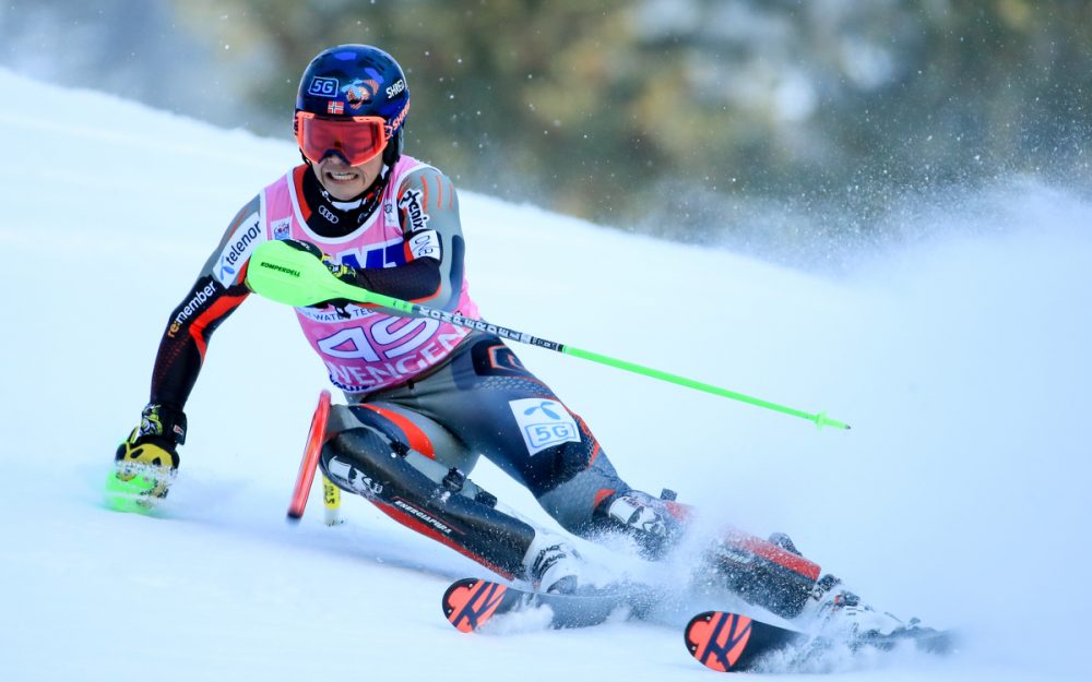 Alexander Sten Olsen gewinnt nach dem Riesenslalom-Titel auch WM-Gold im Slalom. – Foto: GEPA pictures