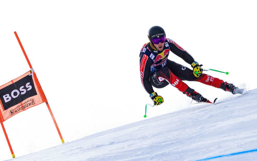 Cameron Alexander fährt im 1. Training zur Weltcup-Abfahrt in Kitzbühel die schnellste Zeit. – Foto: GEPA pictures