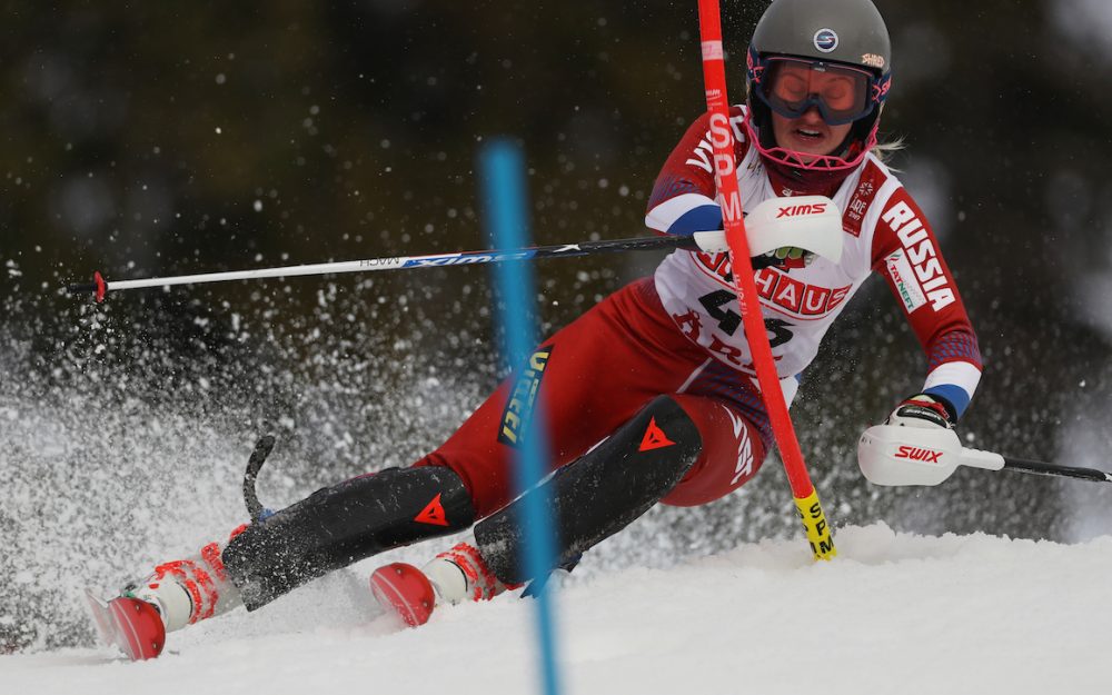 Ksenia Alopina in Action. – Foto: GEPA pictures