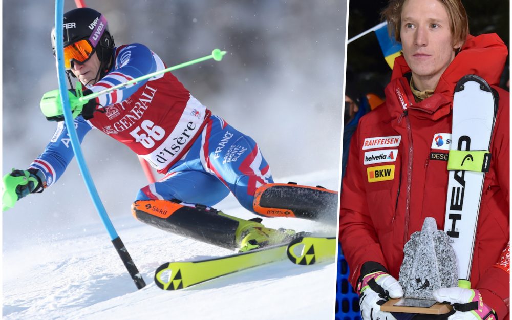 EC: Steven Amiez gewinnt, Tanguy Nef erstmals auf dem EC-Podest Steven Amiez (links) gewinnt sein erstes Europacup-Rennen und Tanguy Nef steht als Drittplatzierter zum ersten Mal auf einem EC-Podest. – Fotos: GEPA pictures
