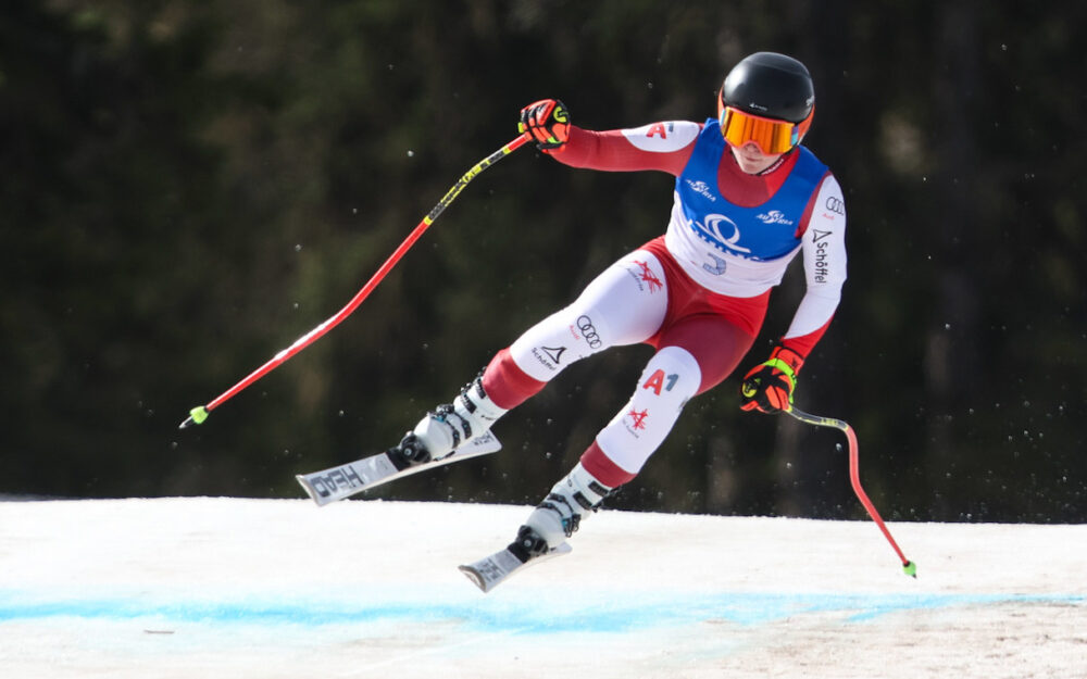 Ariane Rädler beendet den Winter mit einer Verletzung Ariane Rädler bei den Österreichischen Meisterschaften. – Foto: GEPA pictures