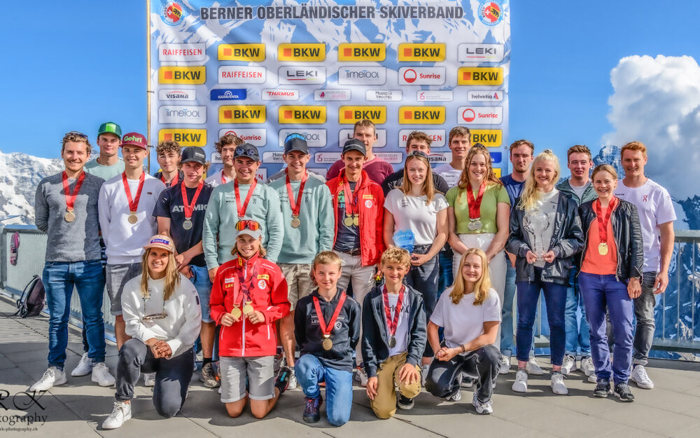 Gruppenbild der geehrten BOSV-Athletinnen und -Athleten. – Foto: rk-photography.ch