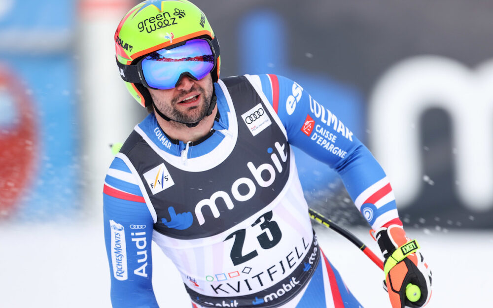 Matthieu Bailet ist jetzt Markenkollege von Beat Feuz Matthieu Bailet fährt künftig die Weltcup-Rennen mit HEAD-Skiern. – Foto: GEPA pictures