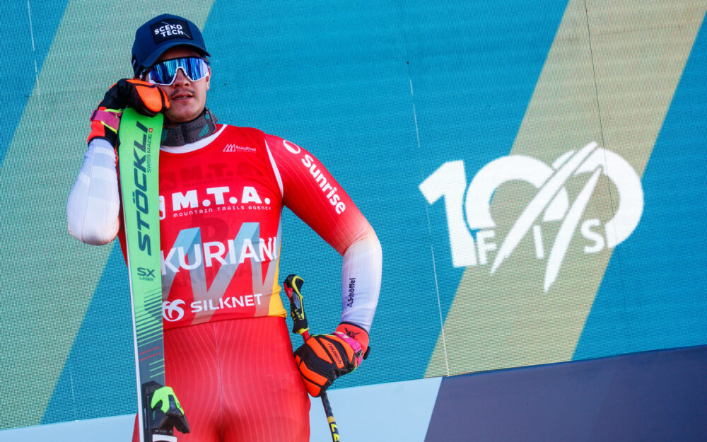 Tobias Baur in Bakuriani 2024. – Foto: GEPA pictures