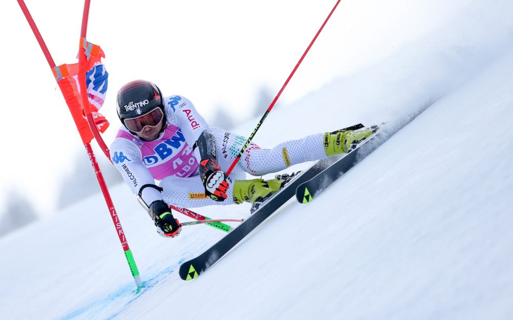 Andrea Ballerin, hier beim Weltcup-Riesenslalom von Adelboden, hat in Oberjoch gewonnen. – Foto: GEPA pictures