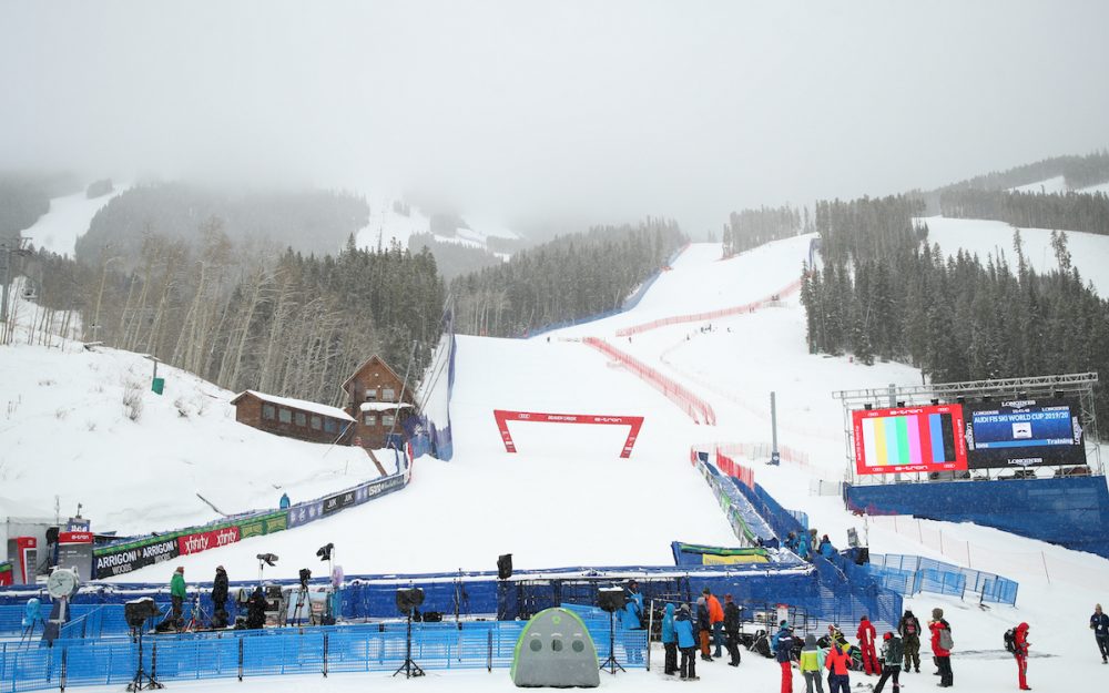 Noch immer hat die Unsicherheit Bestand Ob der Zielraum von Beaver Creek im Weltcup-Winter 2020/21 verwendet wird, steht noch nicht fest. – Foto: GEPA pictures