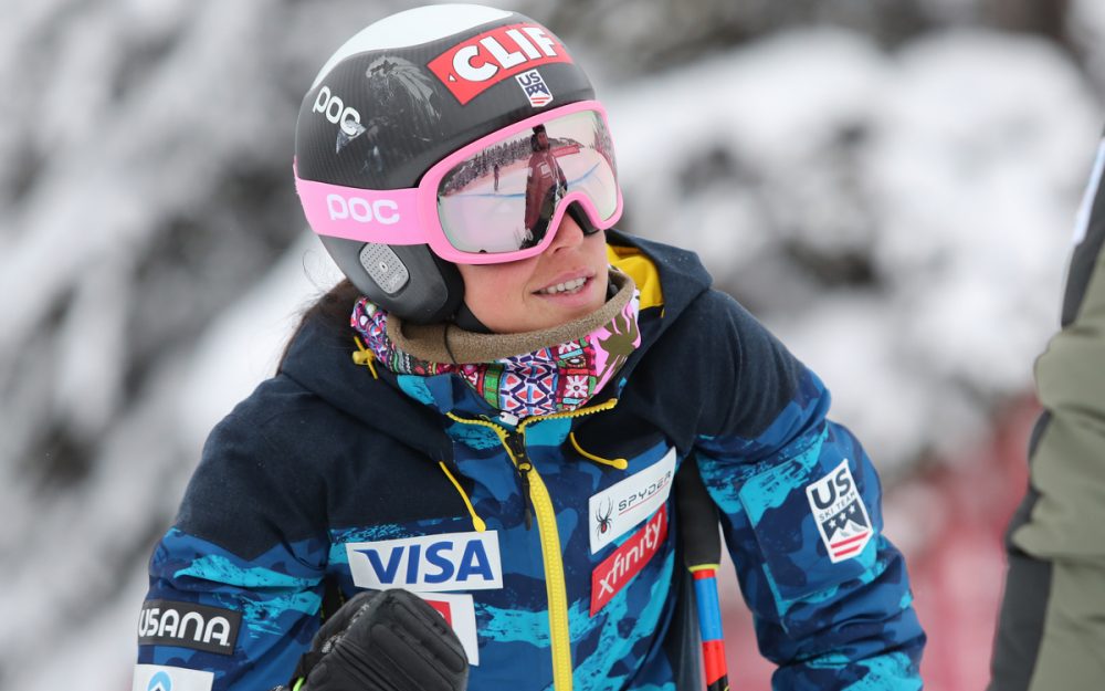 Keine Val-d'Isère-Rennen für Isabella Wright. – Foto: GEPA pictures