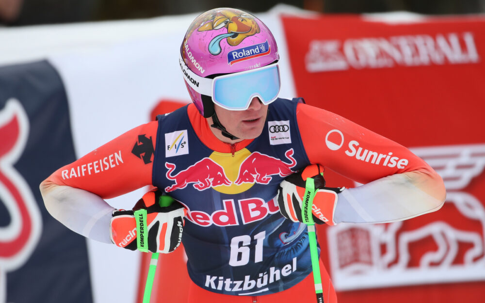 Arnaud Boisset fährt zum ersten Sieg im Europacup Arnaud Boisset (hier anlässlich der Hahnenkamm-Rennen in Kitzbühel). – Foto: GEPA pictures