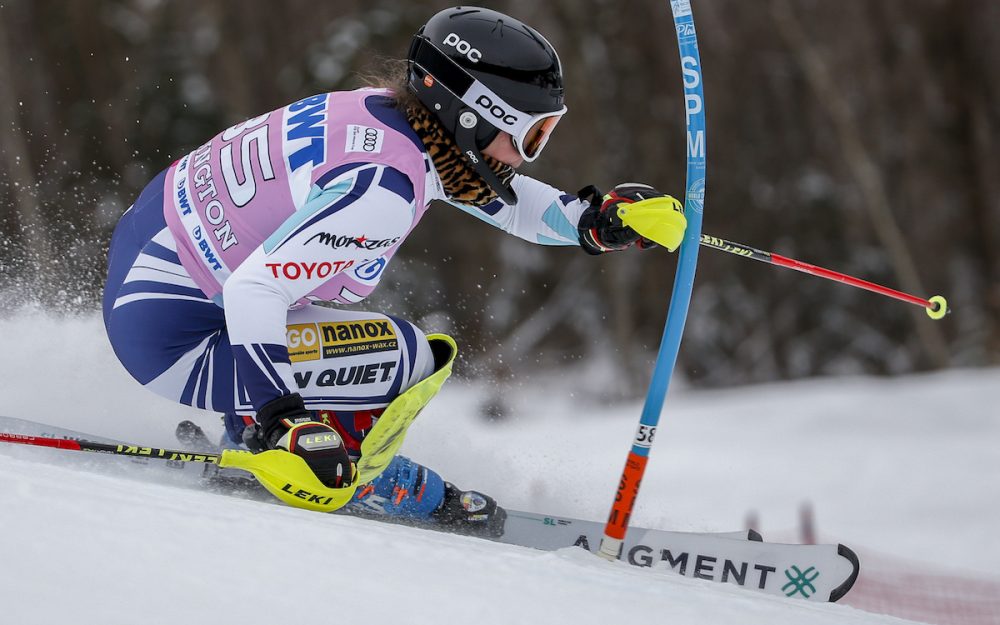Gabriela Capova beim Slalom von Killington. – Foto: GEPA pictures