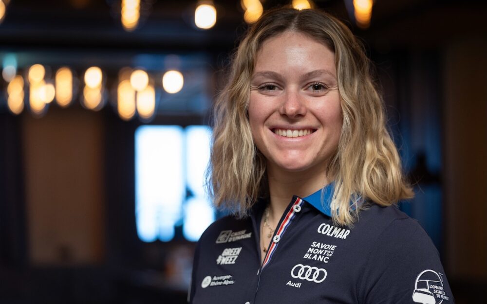 Ski-WM: Knieverletzung bedeutet das Saisonende für Clarisse Breche Clarisse Breche. – Foto: GEPA pictures