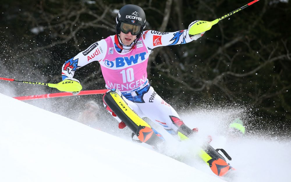 Clement Noel im Wengen-Slalom klar voraus