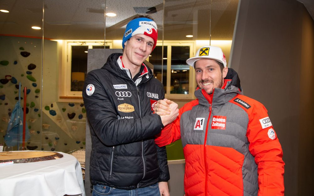 Clement Noel von gesundheitlichen Problemen geplagt Löst Clement Noel (links) Marcel Hirscher als Nummer 1 im Slalom ab? – Foto: GEPA pictures