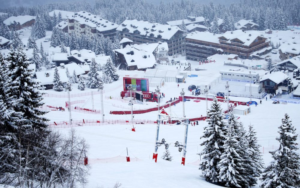 So erträumt man sich den Zielbereich von Courchevel. – Foto: GEPA pictures