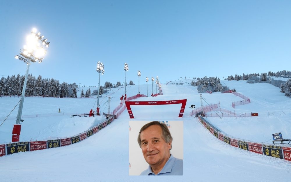 Bernard Front (kleines Bild) leitet als Präsident das OK der Ski-WM 2023 in Courchevel-Méribel. – Fotos: GEPA pictures / zvg