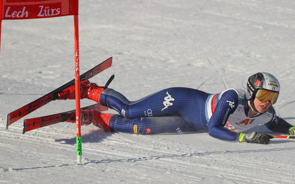 WM-Saison für Nicol Delago gelaufen Nicole Delago – hier beim Ausscheiden im Rahmen des Parallel-Events von Lech/Zürs – muss die Saison 2020/21 bereits abhaken. – Foto: GEPA pictures
