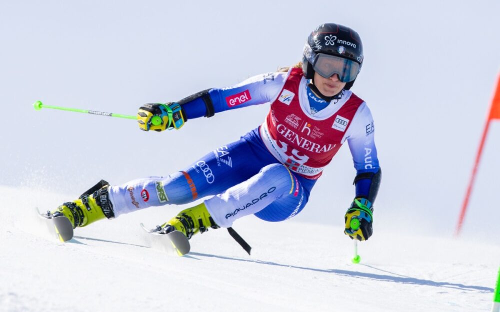EC: Lara Della Mea gewinnt einen ziemlich verrückten Riesenslalom Lara Della Mea. – Foto: GEPA pictures