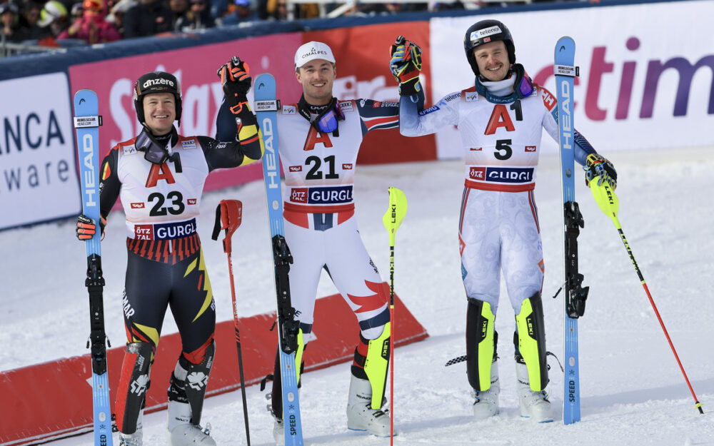 Armand Marchant, Paco Rassat und Atle LieMcGrath. – Foto: GEPA pictures