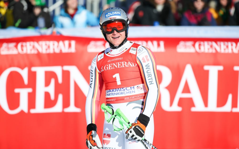 Thomas Dressen trägt die Nummer 1 und ist in Garmisch-Partenkirchen die Nummer 1. – Foto: GEPA pictures