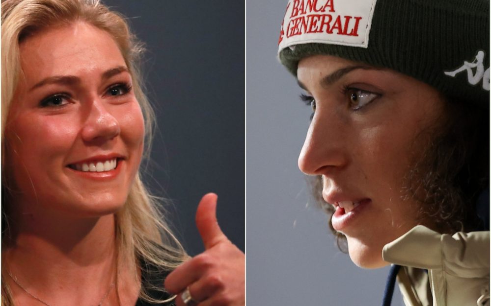 Mikaela Shiffrin (links) und Federica Brignone sind für die Laureus Sports Awards 2021 nominiert worden. – Fotos: GEPA pictures