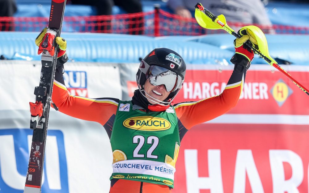 Kanadische Slalom-Spezialistin hört auf Erin Mielzynski. – Foto: GEPA pictures