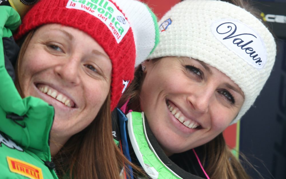 Die zwei Fanchini-Schwestern treten zurück Elena Fanchini (links) kehrt nicht mehr auf die Skipisten zurück und auch ihre Schwester Nadia (rechts) hat die Karriere beendet. – Foto: GEPA pictures