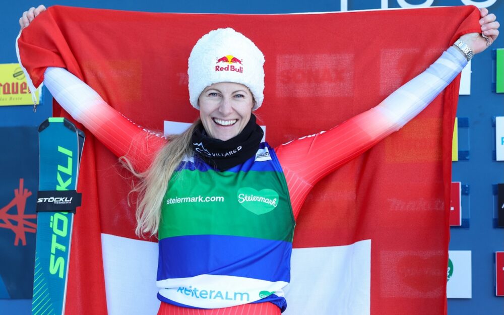 Skicross: Podestplatz Nummer 76 für Fanny Smith Fanny Smith. – Foto: GEPA pictures