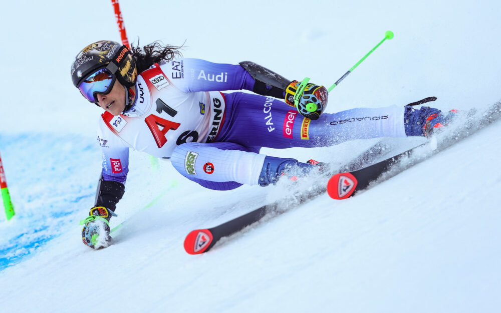 Federica Brignone gewinnt am Semmering und führt in der Gesamtwertung Federica Brignone gewinnt nach dem Riesenslalom von Sölden auch jenen am Semmering. – Foto: GEPA pictures