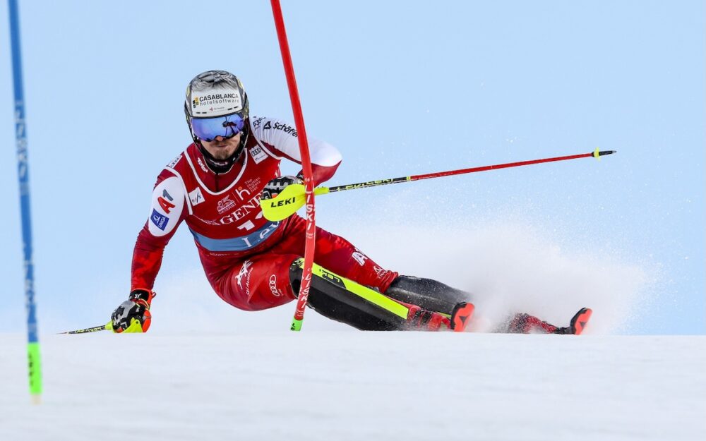 Manuel Feller in Levi. – Foto: GEPA pictures