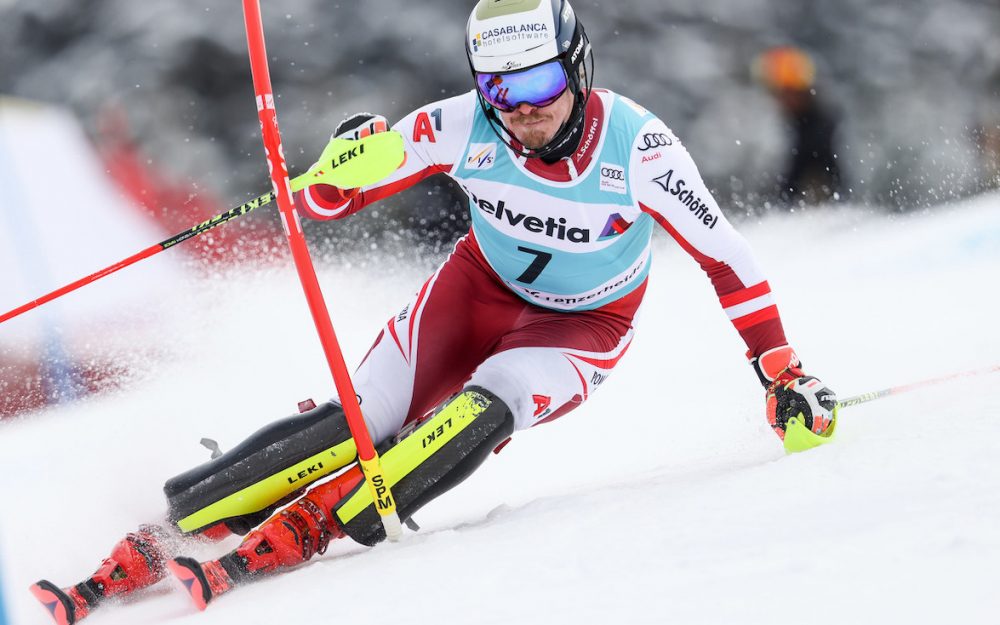 Manuel Feller gewinnt das allerletzte Weltcup-Rennen der Saison 2020/21. – Foto: GEPA pictures