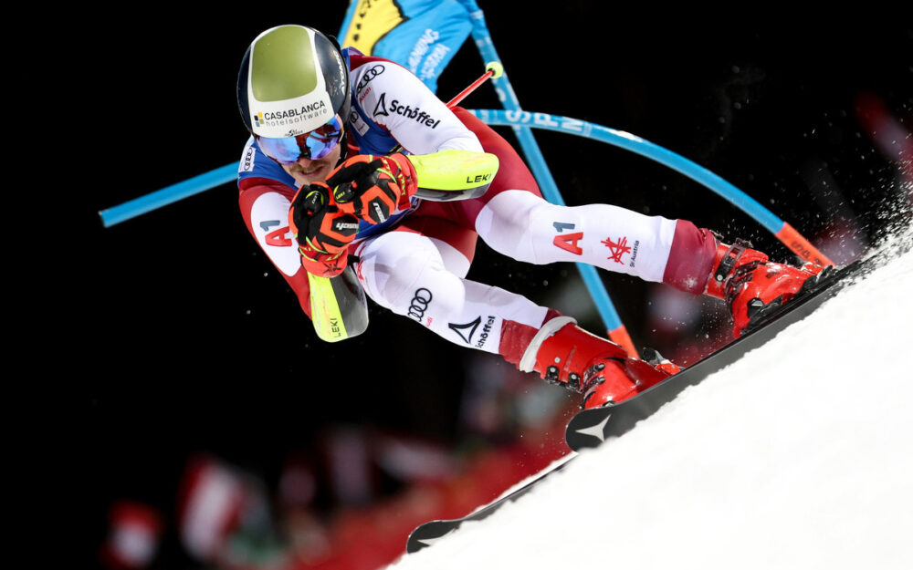 Manuel Feller beim Riesenslalom von Schladming. – Foto: GEPA pictures