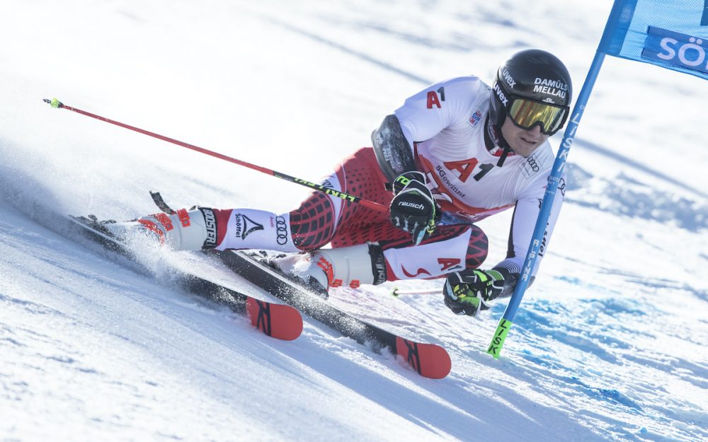 Patrick Feurstein bem Rennen in Sölden. – Foto: GEPA pictures