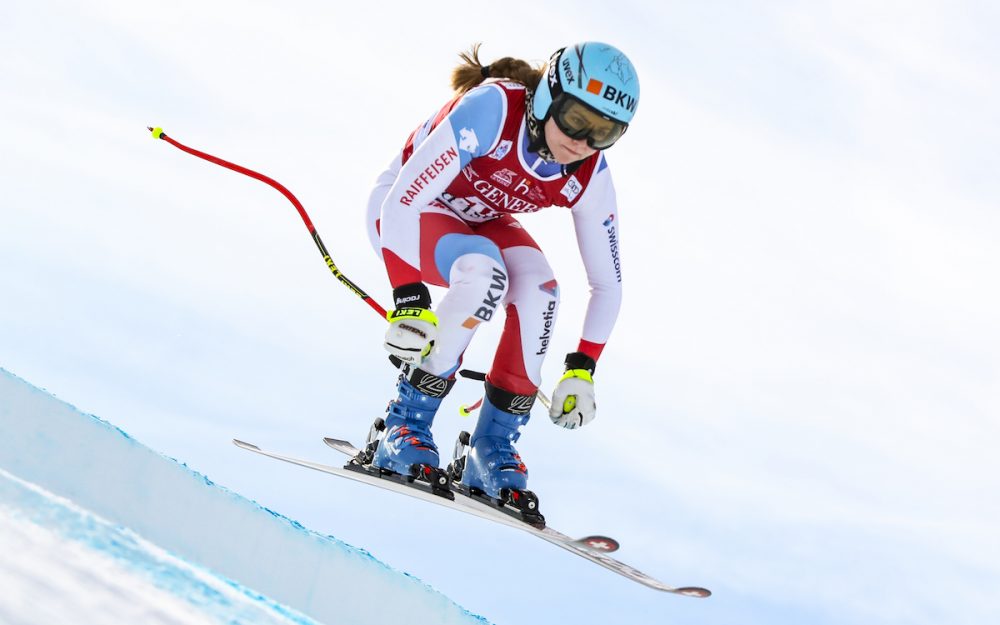 Knie von und Saison für Luana Flütsch kaputt Luana Flütsch. – Foto: GEPA pictures