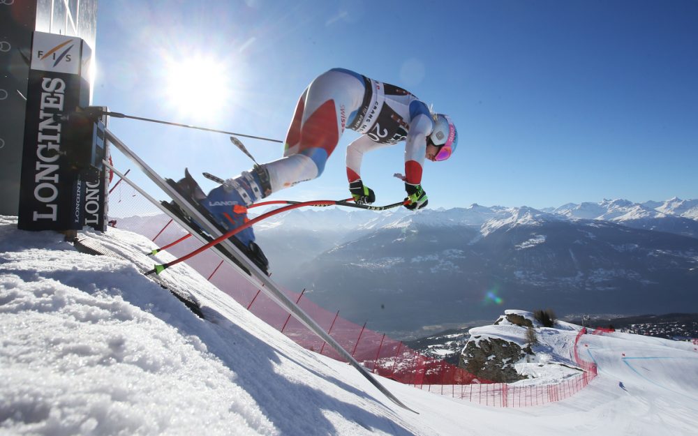 EC: Jasmine Flury gewinnt die Abfahrt in Crans Montana Jasmine Flury. – Foto: GEPA pictures