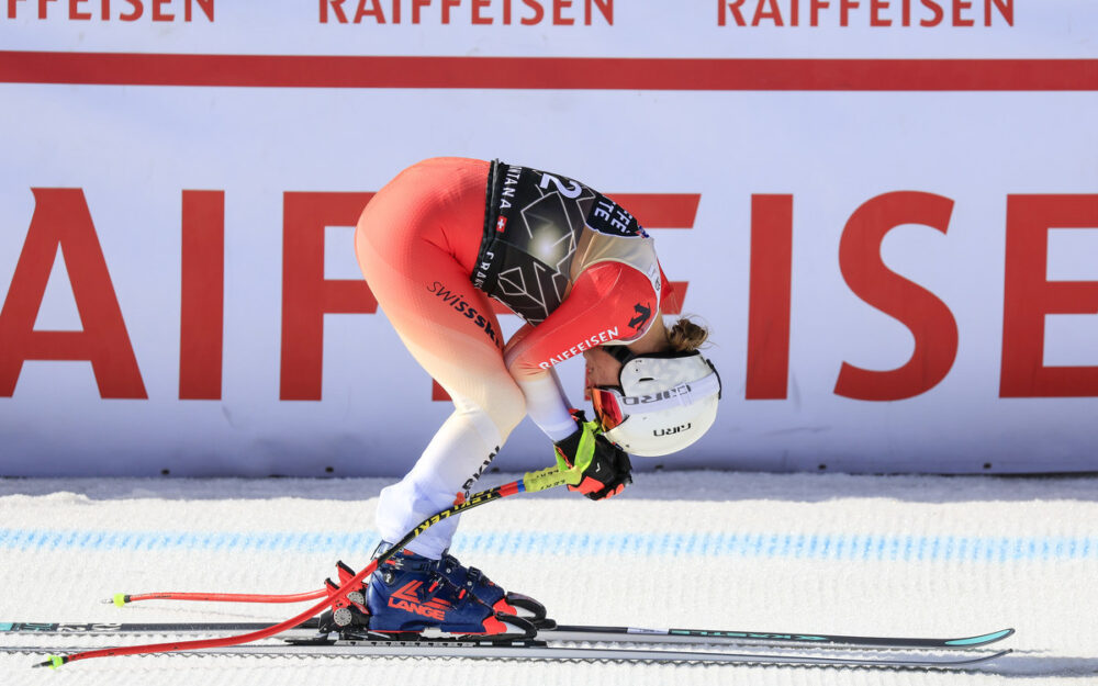 Swiss Ski ohne Jasmin Flury im Val di Fassa Jasmin Flury wird im Val di Fassa nicht antreten können. – Foto: GEPA pictures