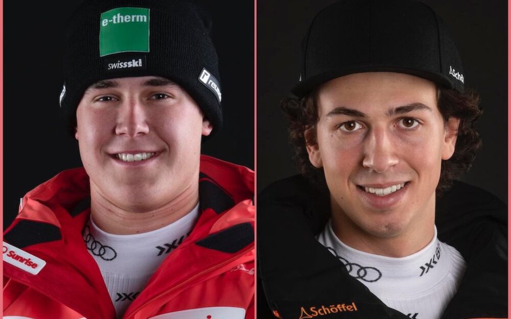 Franjo von Allmen (links) und Lucas Richard sind nominiert. – Fotos: Swiss Ski