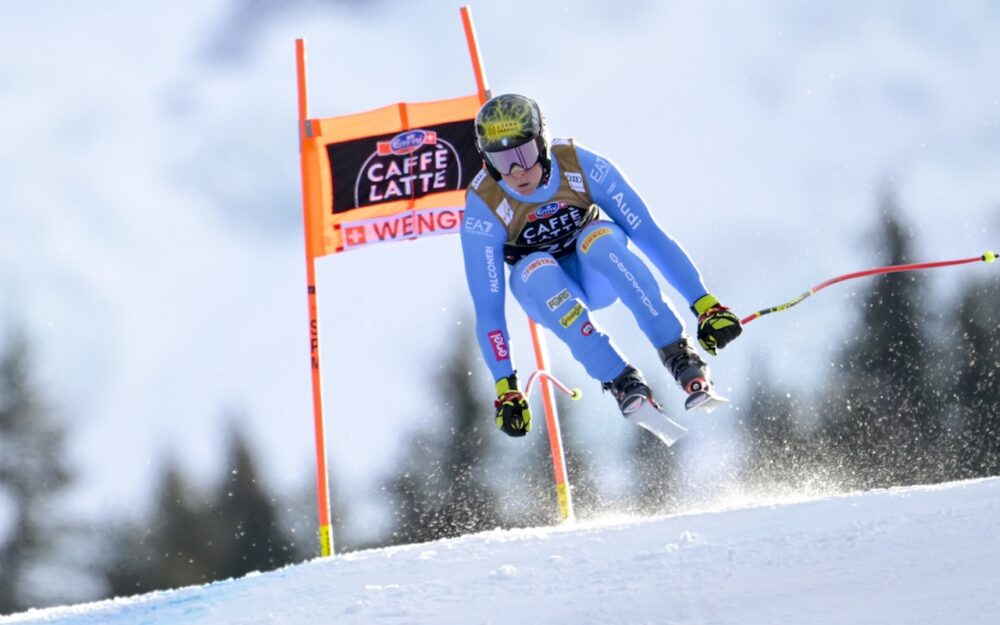 Giovanni Franzoni beim Silberhorn-Sprung. – Foto: GEPA pictures