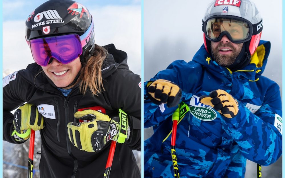 Marie-Michèle Gagnon und Travis Ganong haben sich in Zermatt verlobt. – Fotos: GEPA pictures