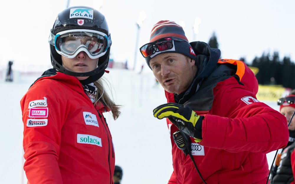 Manuel Gamper mit Erin Mielzynski. – Foto: GEPA pictures