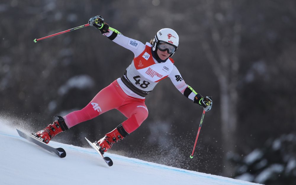 Im Moment stark und schnell unterwegs: die Polin Maryna Gasienica-Daniel. – Foto: GEPA pictures