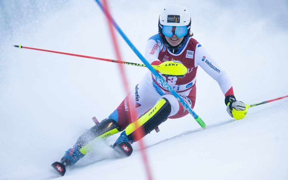 Nicole Good in Levi wieder mit dabei Nicole Good – hier vor einem Jahr in Levi im Einsatz – startet am Wochenende zu ihren Weltcup-Rennen Nummer drei und vier. – Foto: GEPA pictures