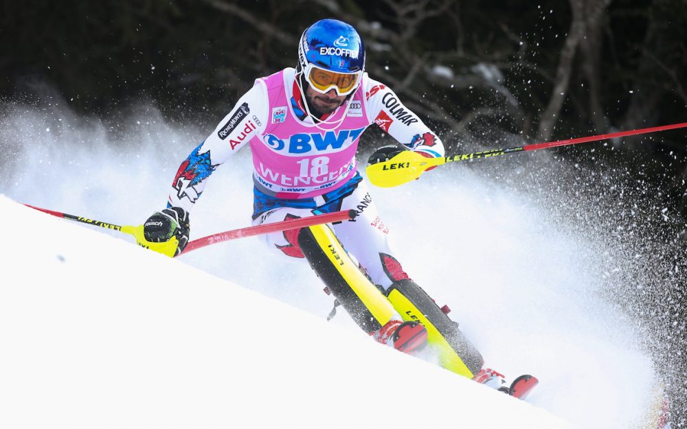 Jean-Baptiste Grange im 1. Lauf des Slaloms von Wengen. – Foto: GEPA pictures