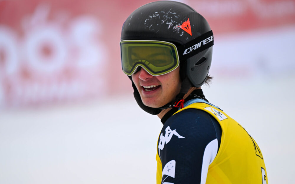 Titel an Gravier und Bogni Barry – Etzensperger wieder auf dem Podest Der argentinische Riesenslalom-Meister Tiziano Gravier. – Foto: GEPA pictures