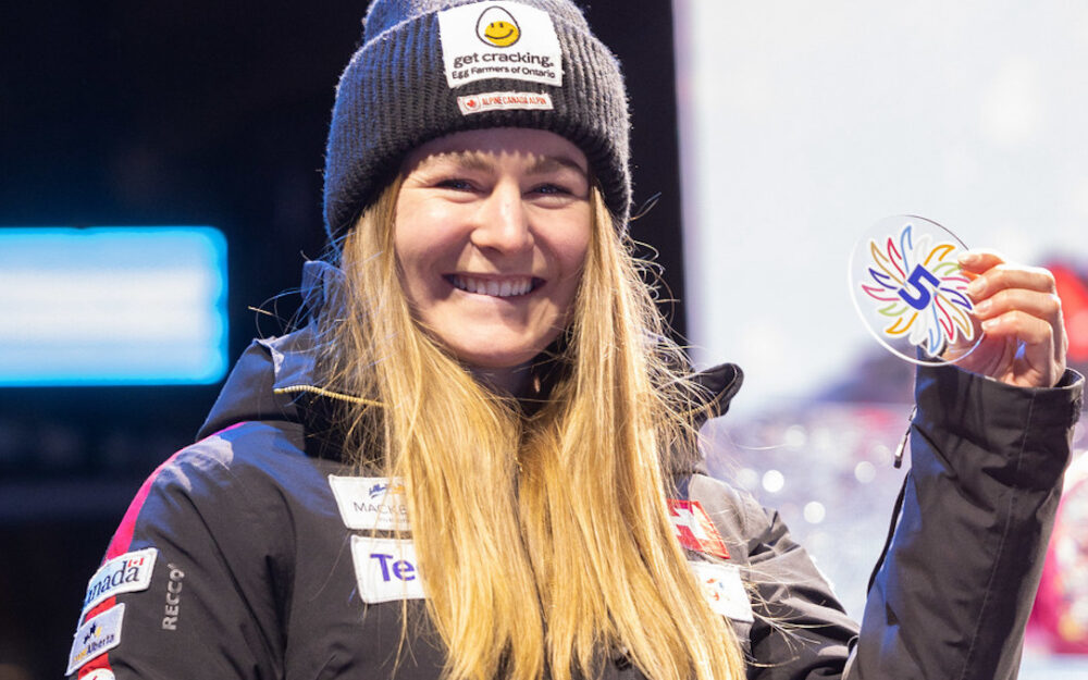 Valerie Grenier gibt in Killington ihr Weltcup-Comeback Valerie Grenier. – Foto: GEPA pictures