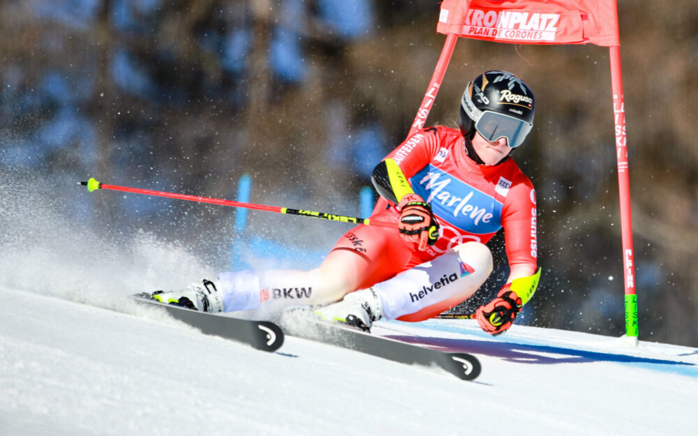 Lara Gut-Behrami geht in Kronplatz als Führende in Entscheidung Lara Gut-Behrami. – Foto: GEPA pictures