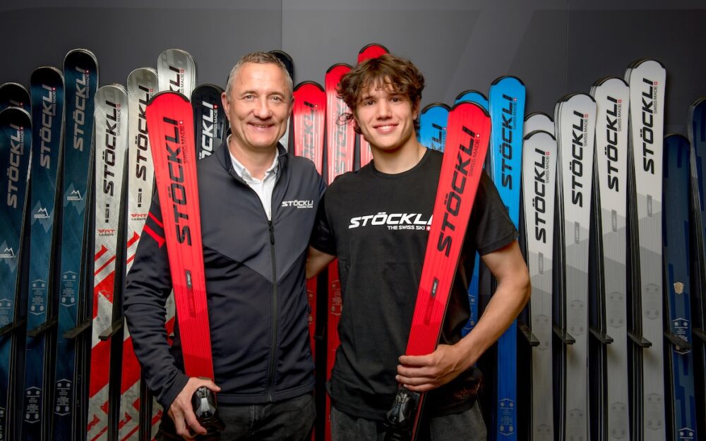 Stöckli CEO Marc Gläser (links) und "sein Transfer" Lenz Hächler. – Foto: Egelmair Fotografie